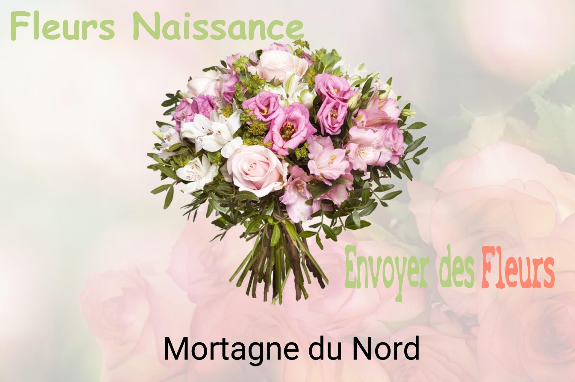 Bouquet de fleurs de naissance livré à Mortagne-du-Nord