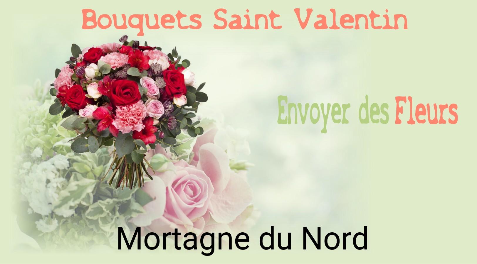 Roses de Saint-Valentin livrées à Mortagne-du-Nord
